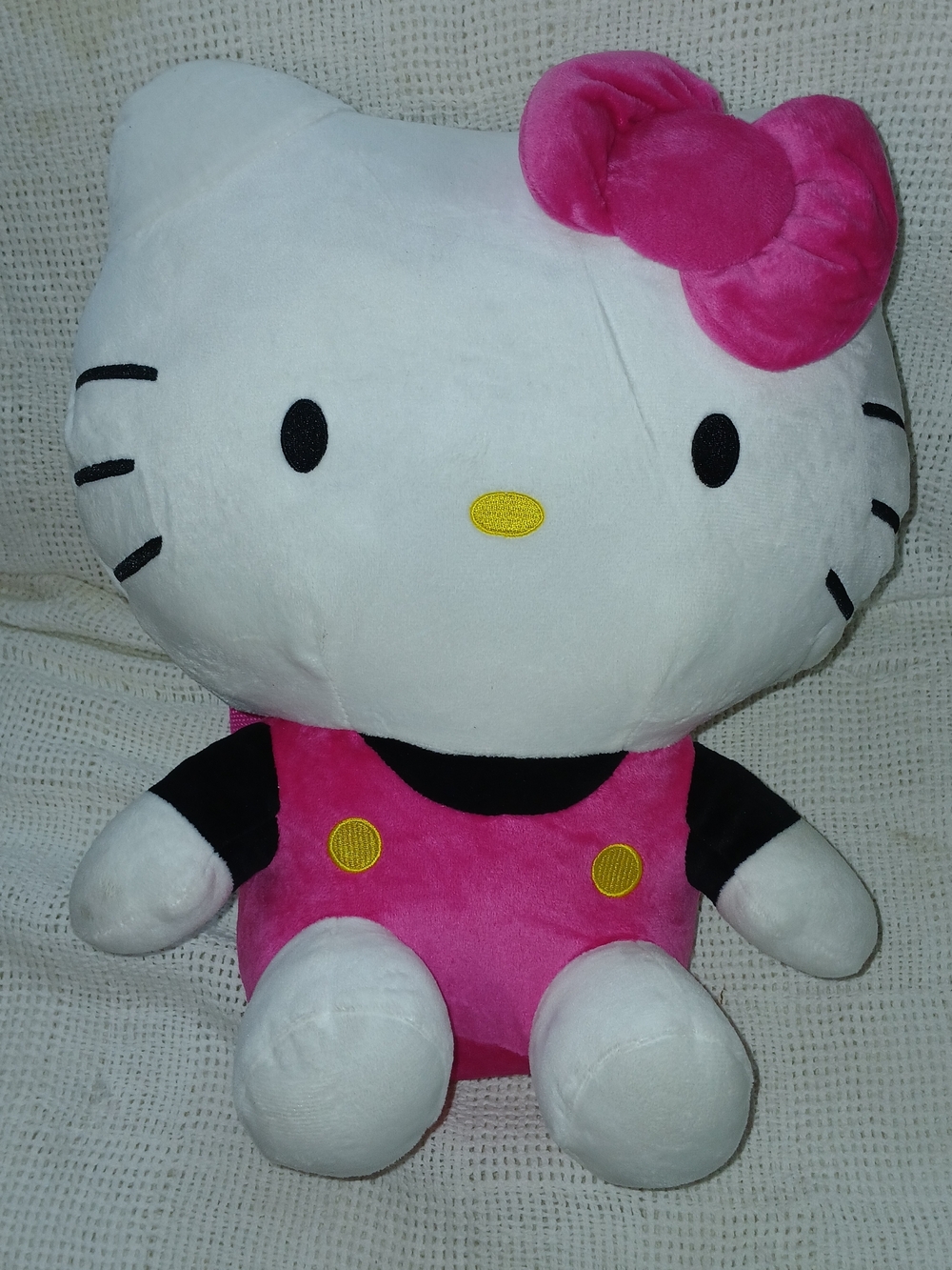 Sanrio Hello Kitty Plush Backpack White and Pink